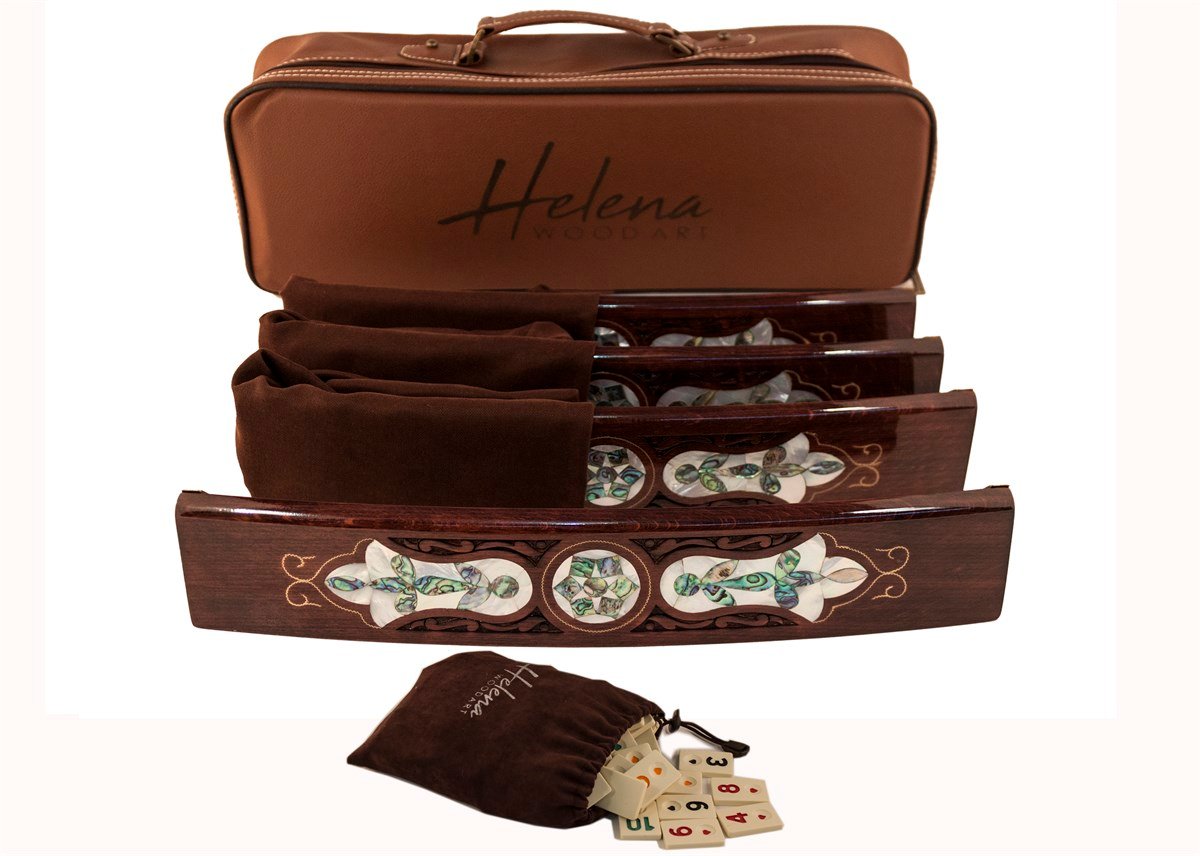 ABALONE OVAL OKEY (BEYAZ - YEŞİL SEDEF)Helena Wood Art4550