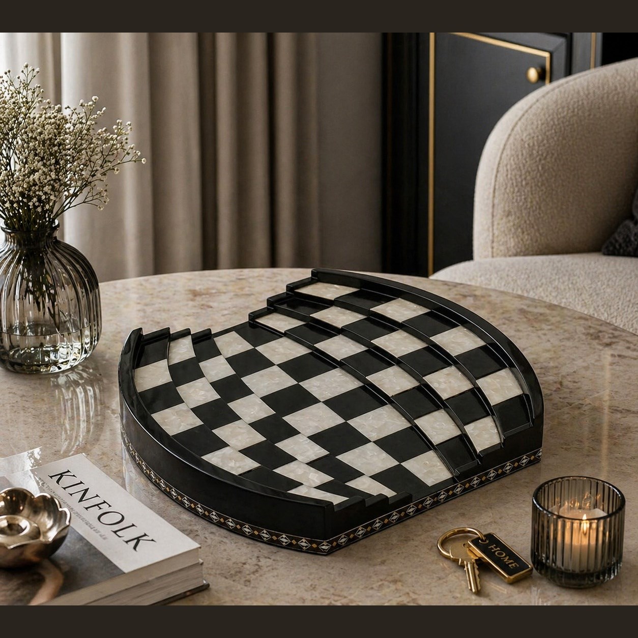 Arena 3D Chess Board | BlackHelena Wood Art2657.BLK