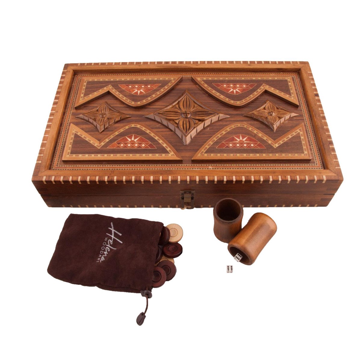 DIAMOND OYMALI TAVLA  ( 52*30*8,5 cm )Helena Wood Art2174.WAL