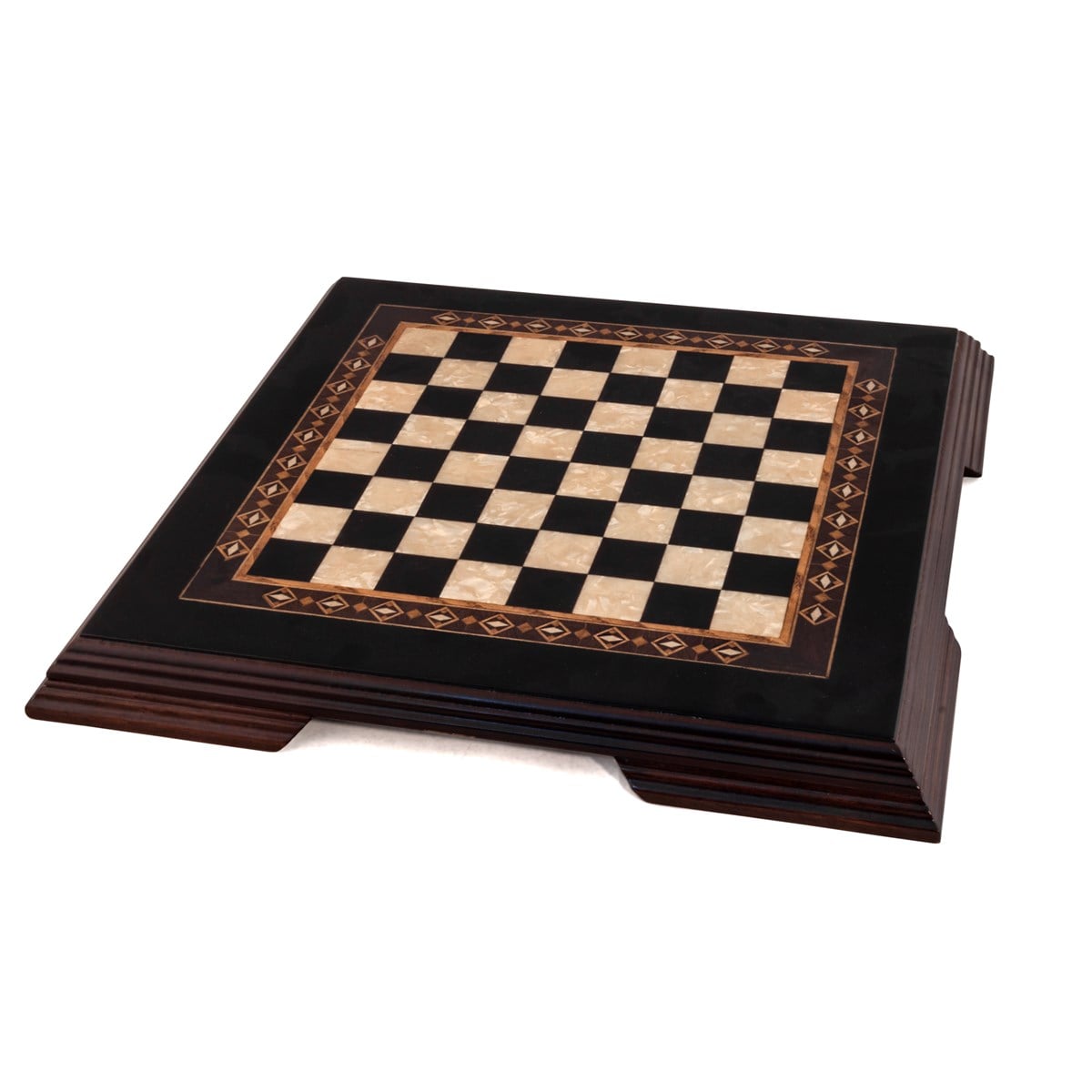 FLAT AYAKLI SATRANÇ ALTI  (25 x 25 3 cm)Helena Wood Art2653.BLK