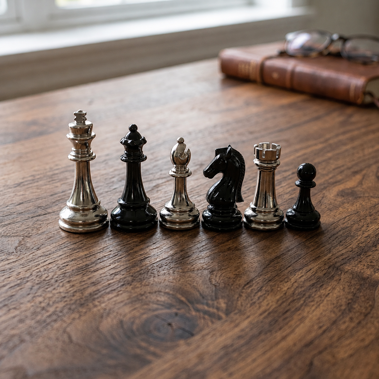 HLN KLASİK METAL SATRANÇ ORTA BLNKHelena Wood Art5016.BN