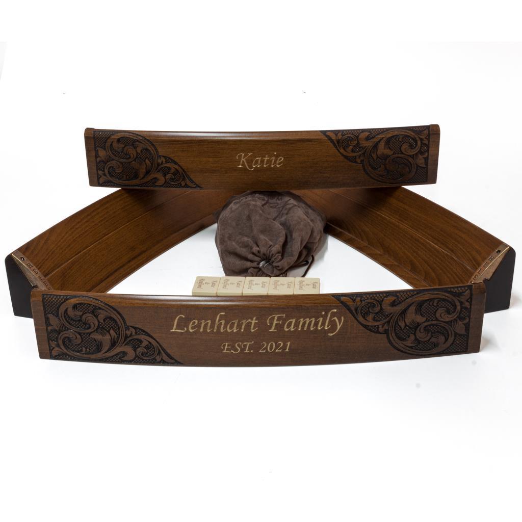 Otantik Motifli Ahşap Oval Okey Takımıdiğer2638.50