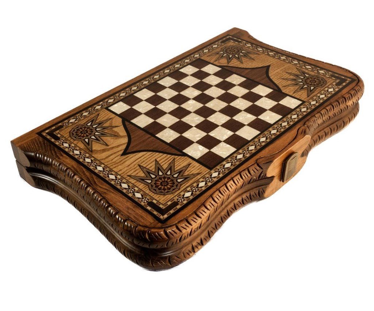 QUEEN  OYMALI TAVLA (51.5x32x7 cm) Helena Wood Art