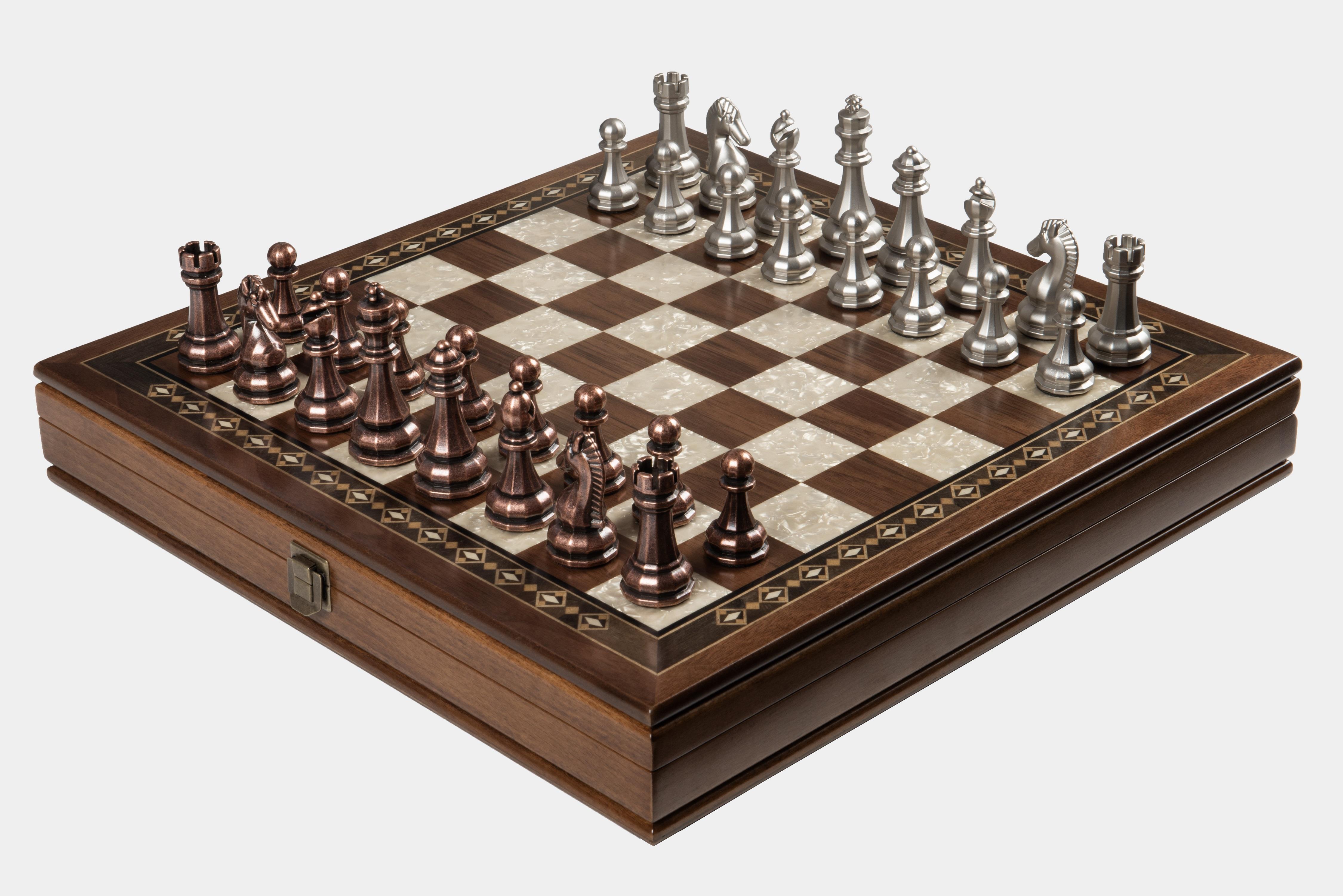 SELGE SATRANÇ CEVİZ BÜYÜK   40 CMHelena Wood Art2813.WAL