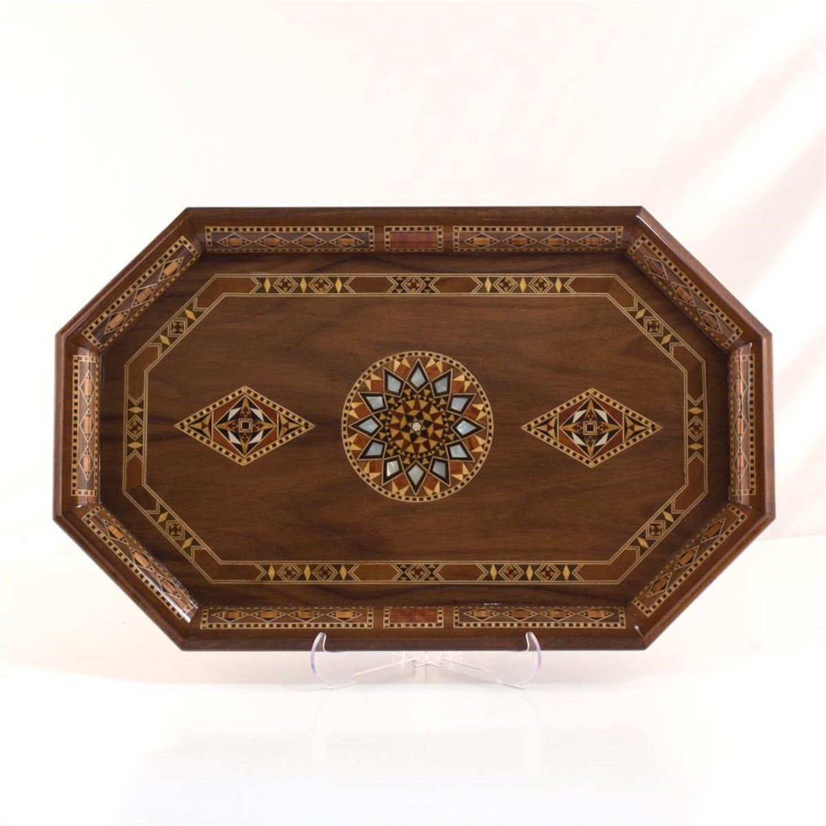 TİRYAKİ BOMBE BYK TEPSI  (51x32x3.5 cm)Helena Wood Art