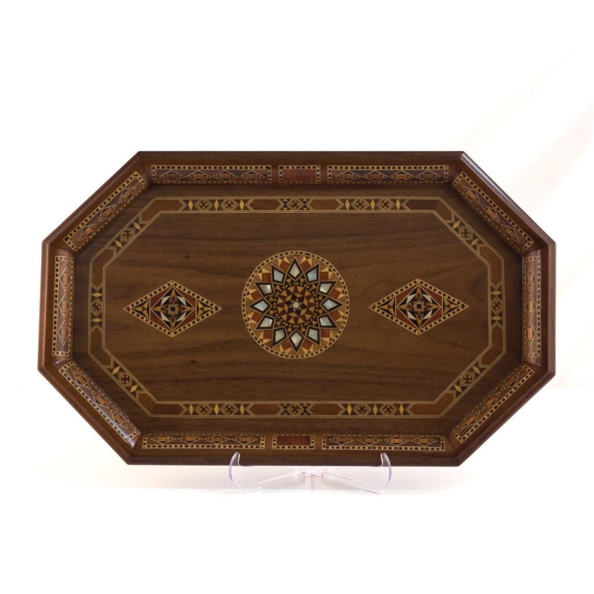 TİRYAKİ BOMBE BYK TEPSI  (51x32x3.5 cm)Helena Wood Art