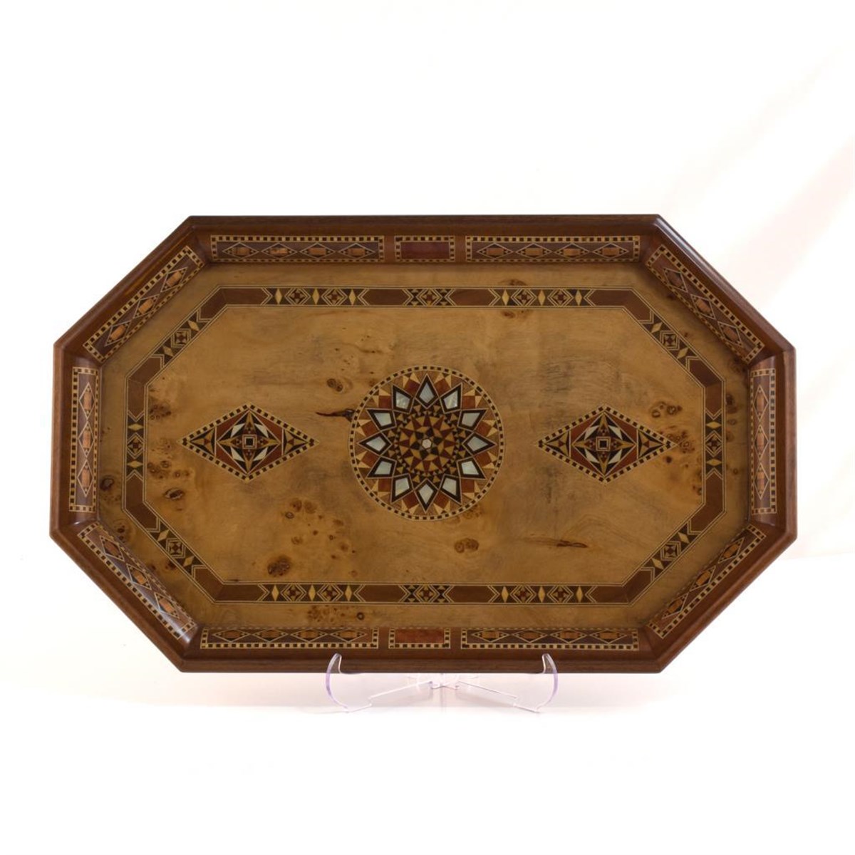 TİRYAKİ BOMBE BYK TEPSI  (51x32x3.5 cm)Helena Wood Art