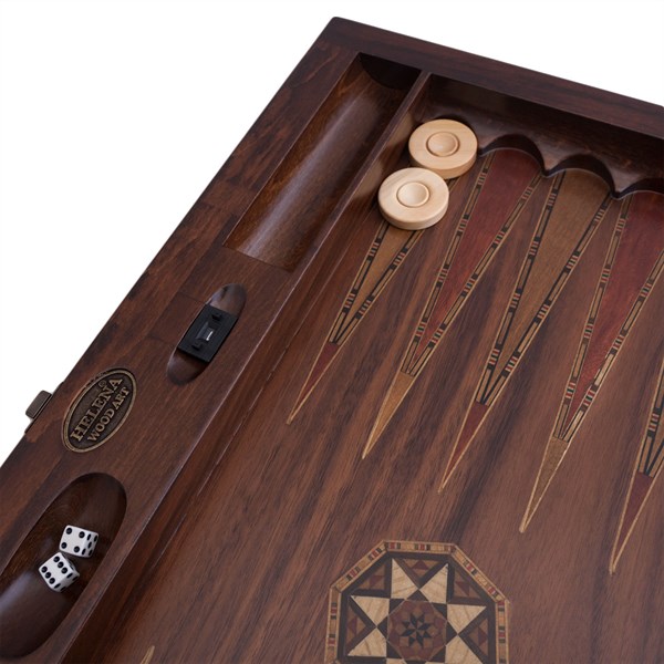 19 Handmade Elegant Backgammon Set Helena Wood Art 