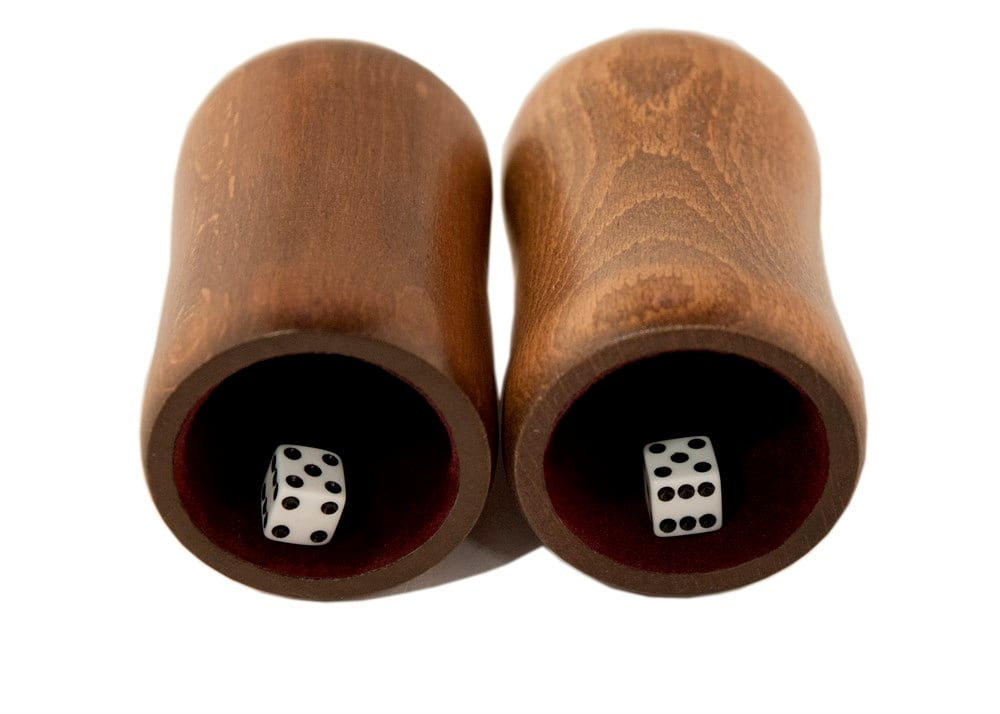 AHŞAP ZAR FİNCANI (BÜYÜK BOY 2 Ad.)Helena Wood Art2338