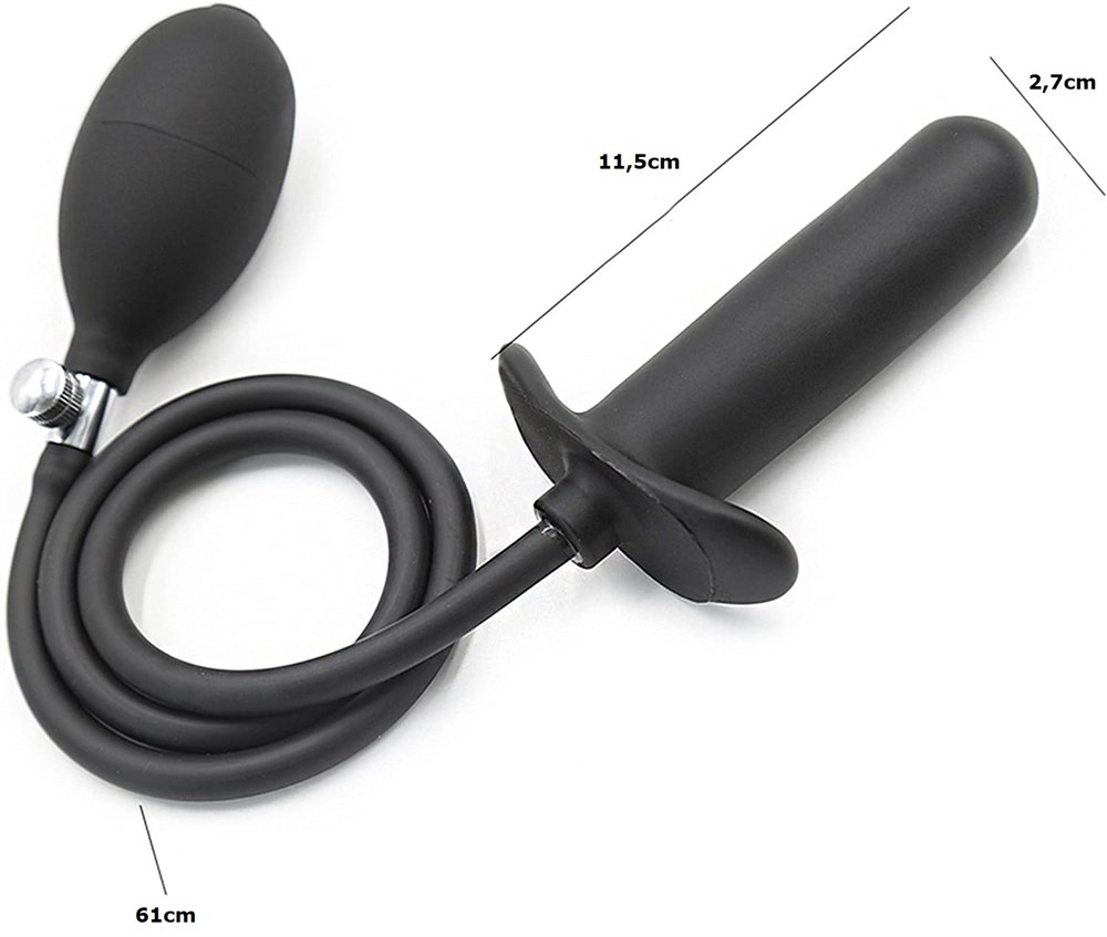 Şişebilen Pompalı Anal Plug - Big