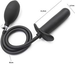 Şişebilen Pompalı Anal Plug - Big
