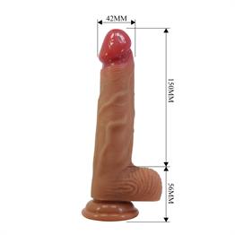 Belden Bağlamalı 20,6 cm Realistik Vantuzlu Dildo Penis - Lisle