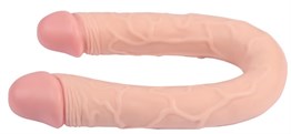 38,5 cm Realistik Çatal Dildo Anal Vajinal Penis - Blake