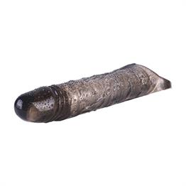 6 cm Dolgulu Zenci Realistik Penis Kılıfı