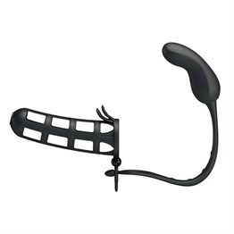 Penis Kılıflı USB Şarjlı Titreşimli Anal Plug