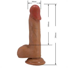 20,6 cm Realistik Vantuzlu Dildo Penis - Catoplebas