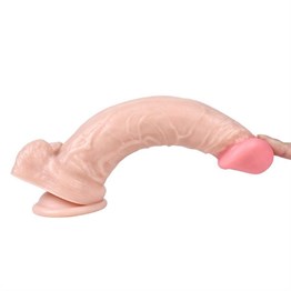 22 cm belden bağlamalı Realistik Vantuzlu Dildo Penis