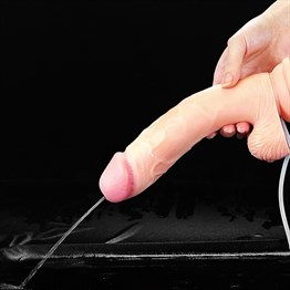 Su Fışkırtmalı Vantuzlu Ten Dokulu 23 Cm Penis