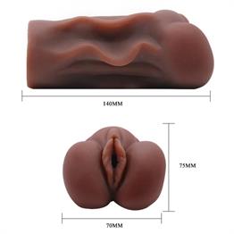3 Boyutlu Titreşimli Suni Vajina Mastürbatör 3lü Set - United Angels