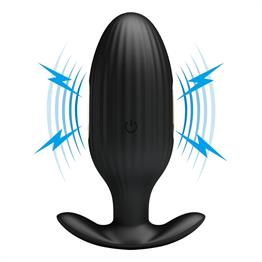 Telefon Kumandalı 12 Titreşim Fonksiyon & 3 Elektro Şoklu Teknolojik Anal Vajinal Vibratör
