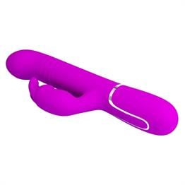 USB Manyetik Şarjlı 7 Titreşim 4 İleri Geri & 4 Rotasyon Fonksiyonlu Teknolojik G-Spot Vajinal Vibratör
