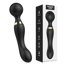 USB Şarjlı 20 Fonksiyonlu Teknolojik Vibratör - Siyah