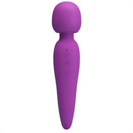 USB Şarjlı 7 Titreşimli Masaj Vibratörü Bayan Klitoris Uyarıcı Vibratör - Meredith