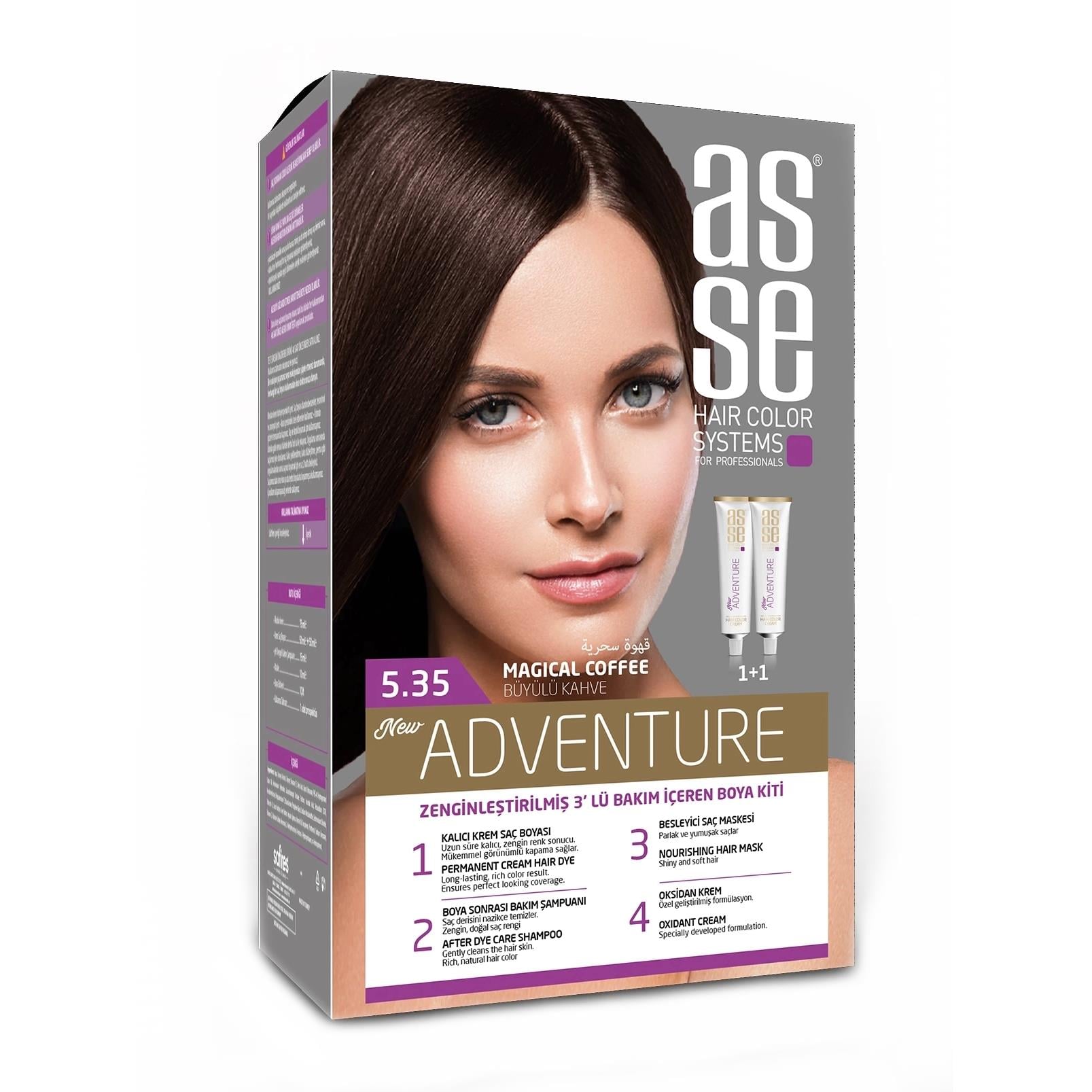 ASSE SAÇ BOYASI 5.35 BÜYÜLÜ KAHVE