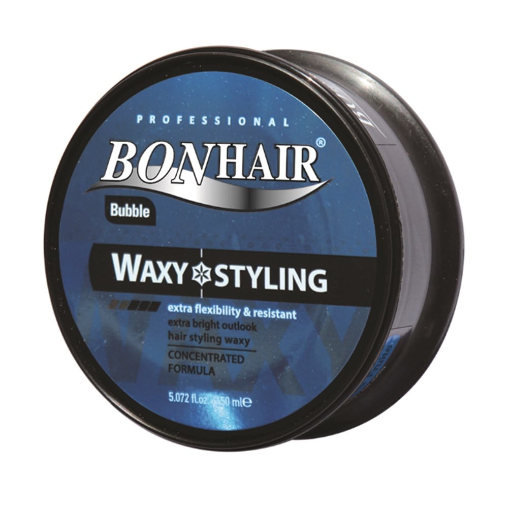 BONHAIR WAXY 150 ML STYLING BUBBLE ( 48 )  (BLACK SERIES)