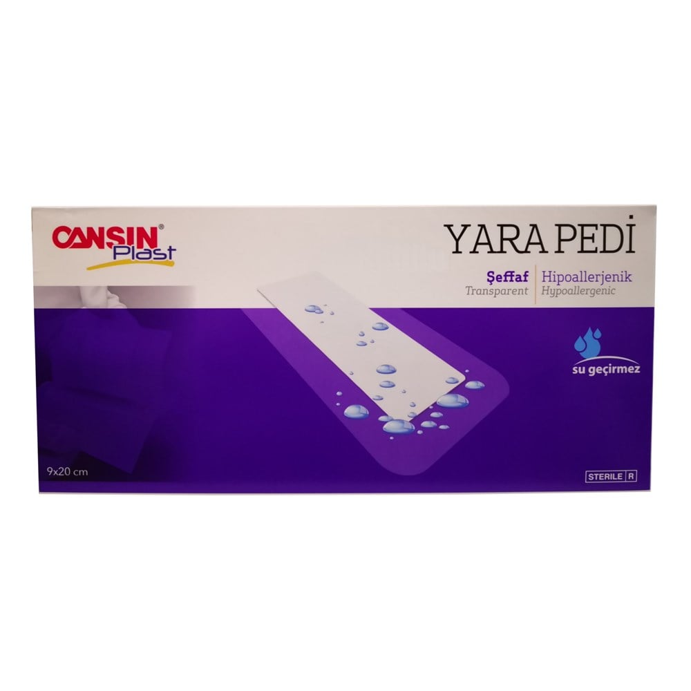 CANSIN 9 CM X 20 CM ŞEFFAF YARA PEDİ KOD: 524