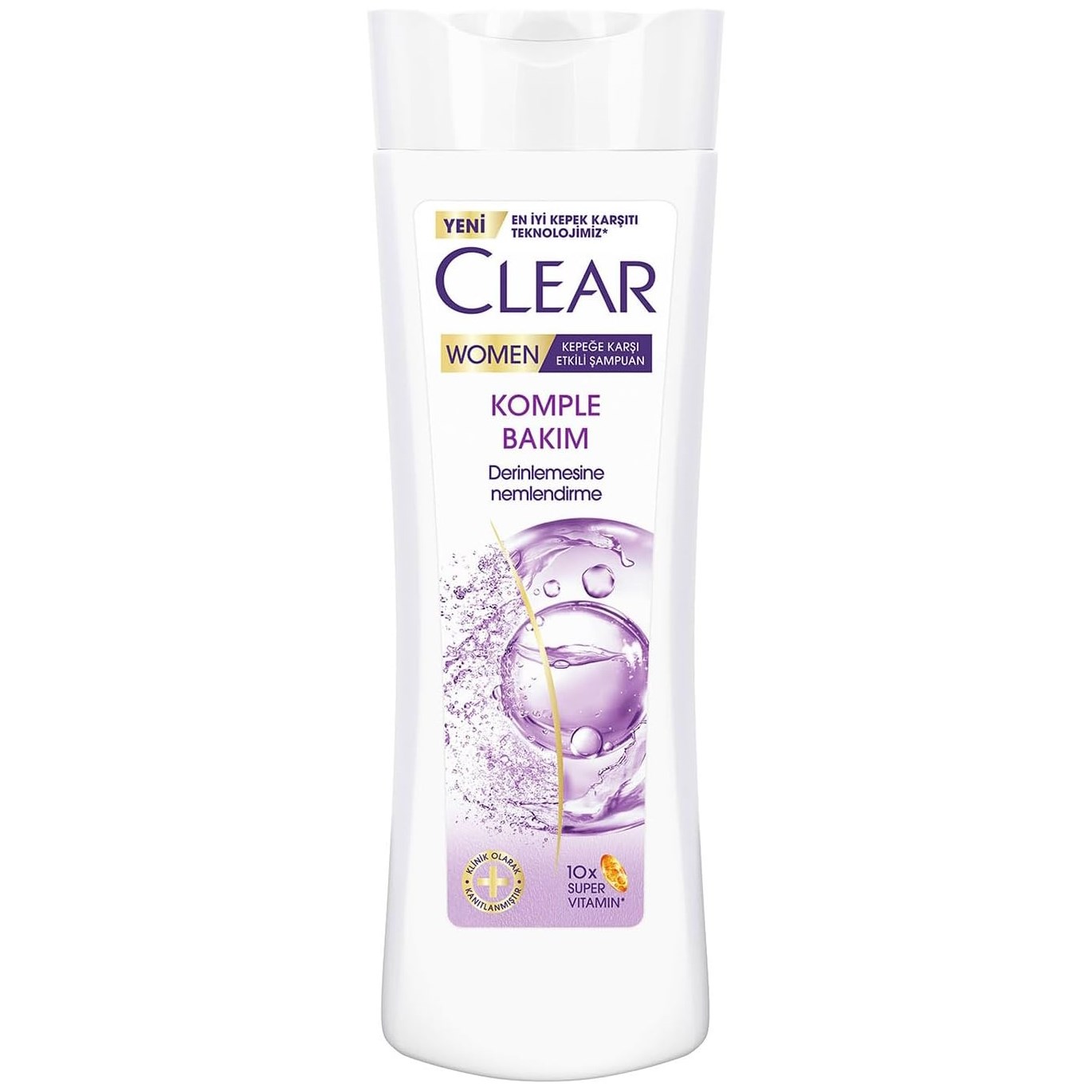 CLEAR WOMEN ŞAMPUAN 350 ML. KOMPLE BAKIM