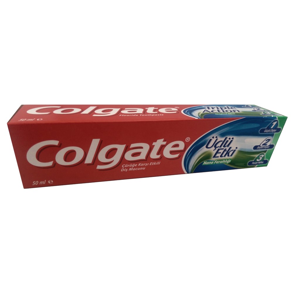 COLGATE DİŞ MACUNU ÜÇLÜ ETKİ 50 ML.
