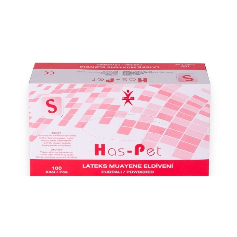 ELDİVEN LATEKS PUDRALI HASPET SMALL 100'LÜ