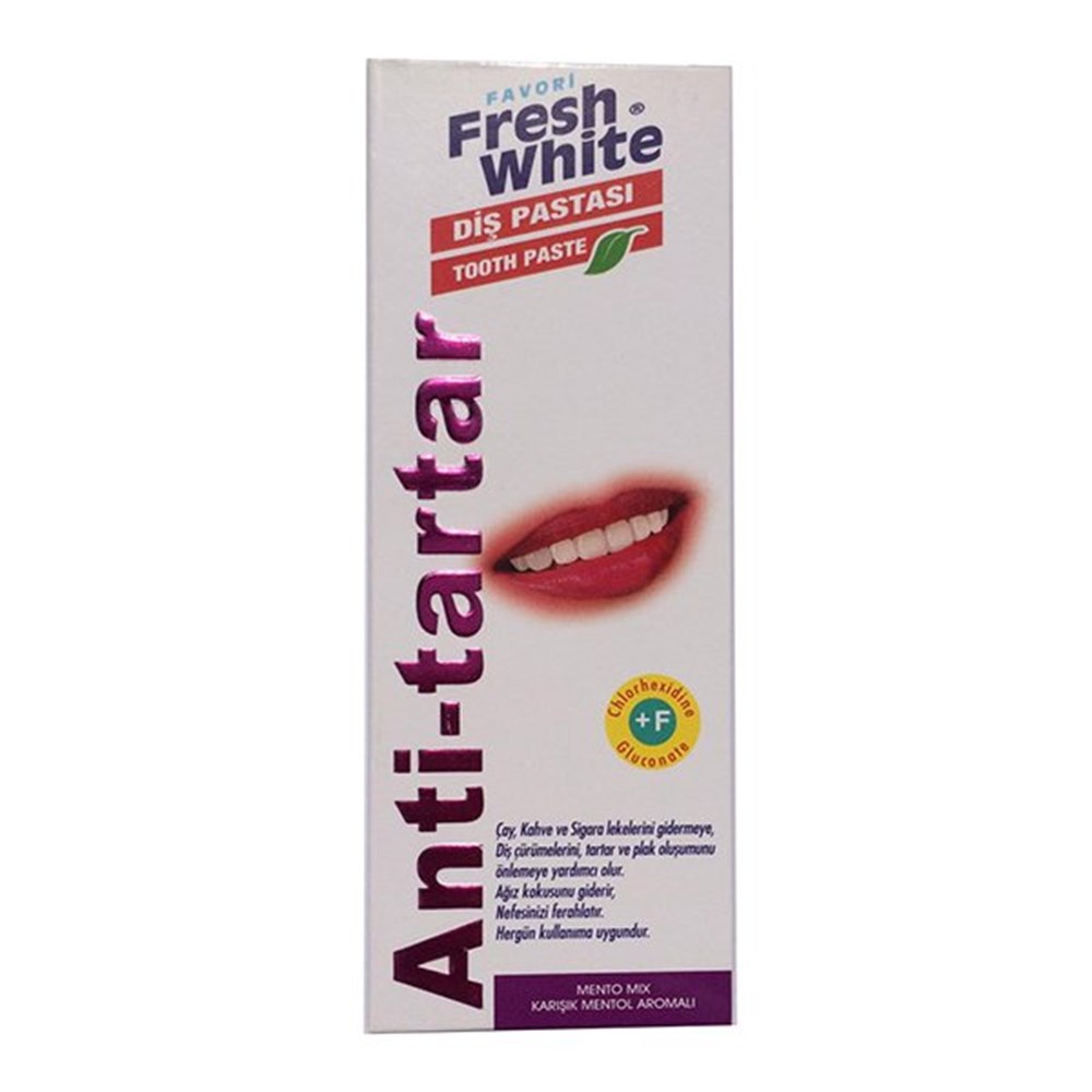 FRESH WHİTE DİŞ PASTASI ANTİ-TARTAR 90 GR