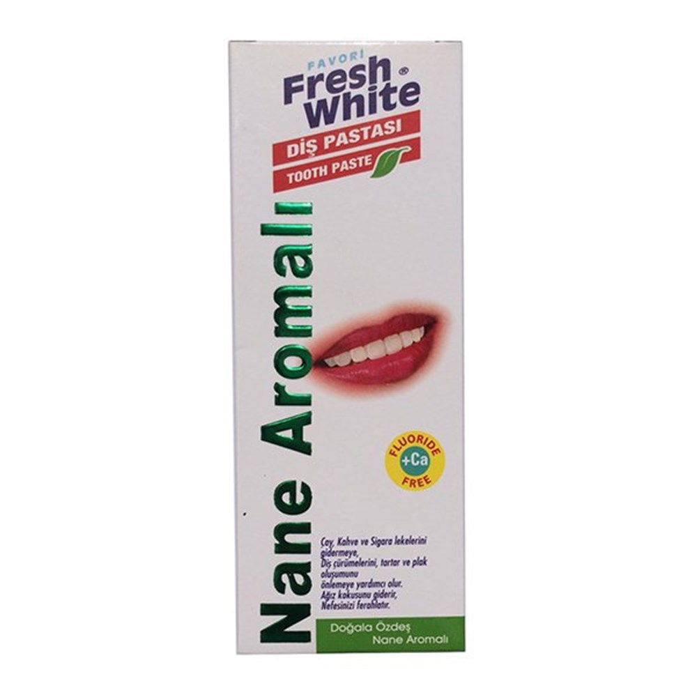 FRESH WHİTE DİŞ PASTASI NANE AROMALI 90 GR