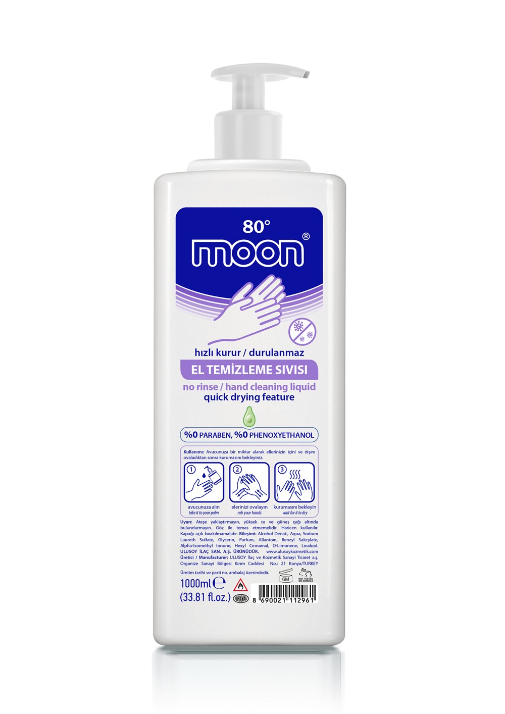 MOON EL TEMİZLEME SIVISI 1000ML