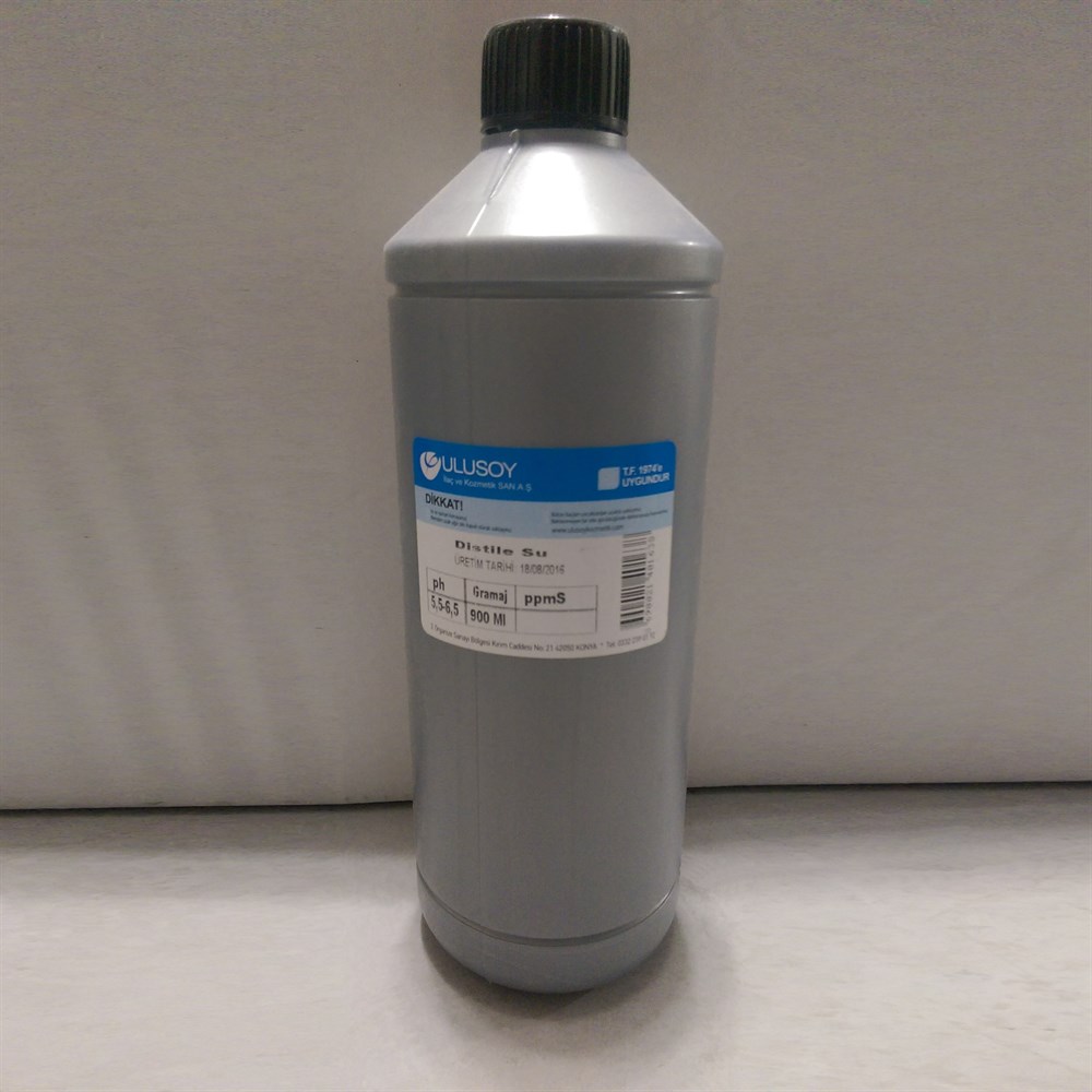 PR. DİSTİLE SU 900 ML.