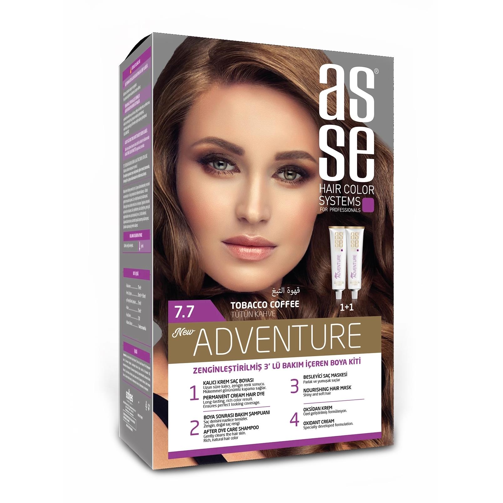 ASSE SAÇ BOYASI 7.7 TÜTÜN KAHVE
