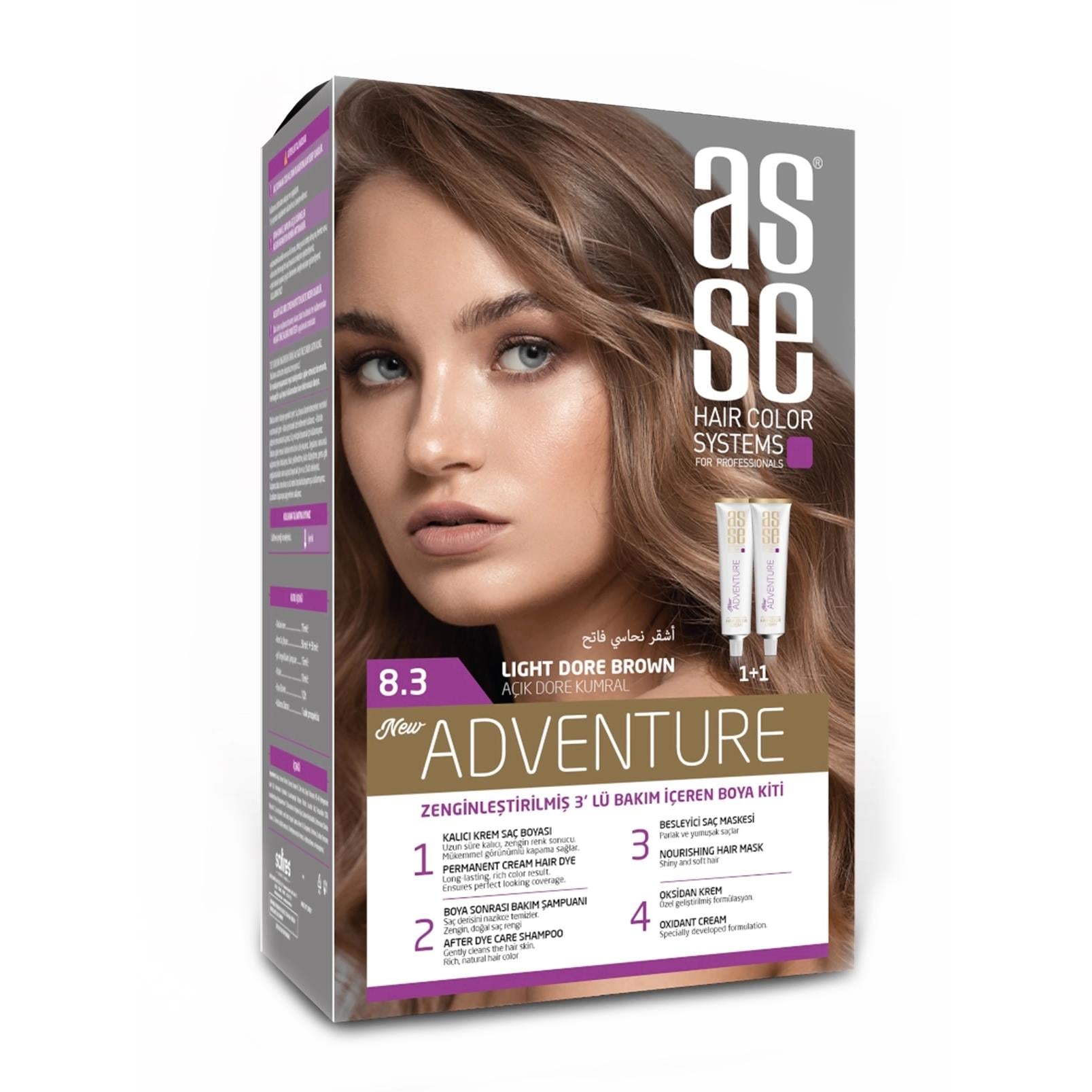 ASSE SAÇ BOYASI 8.3 AÇIK DORE KUMRAL