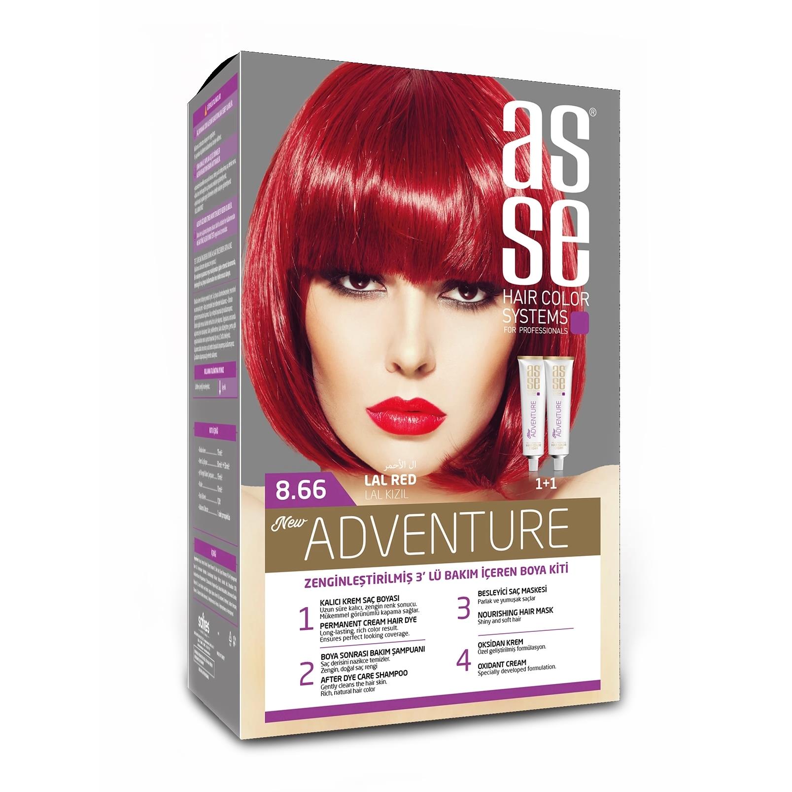 ASSE SAÇ BOYASI 8.66 LAL KIZIL
