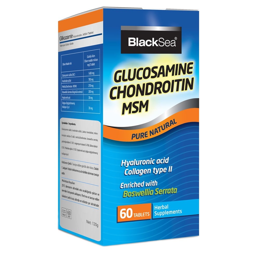 BLACK SEA-GT GLUKOZAMİN 60 TABLET
