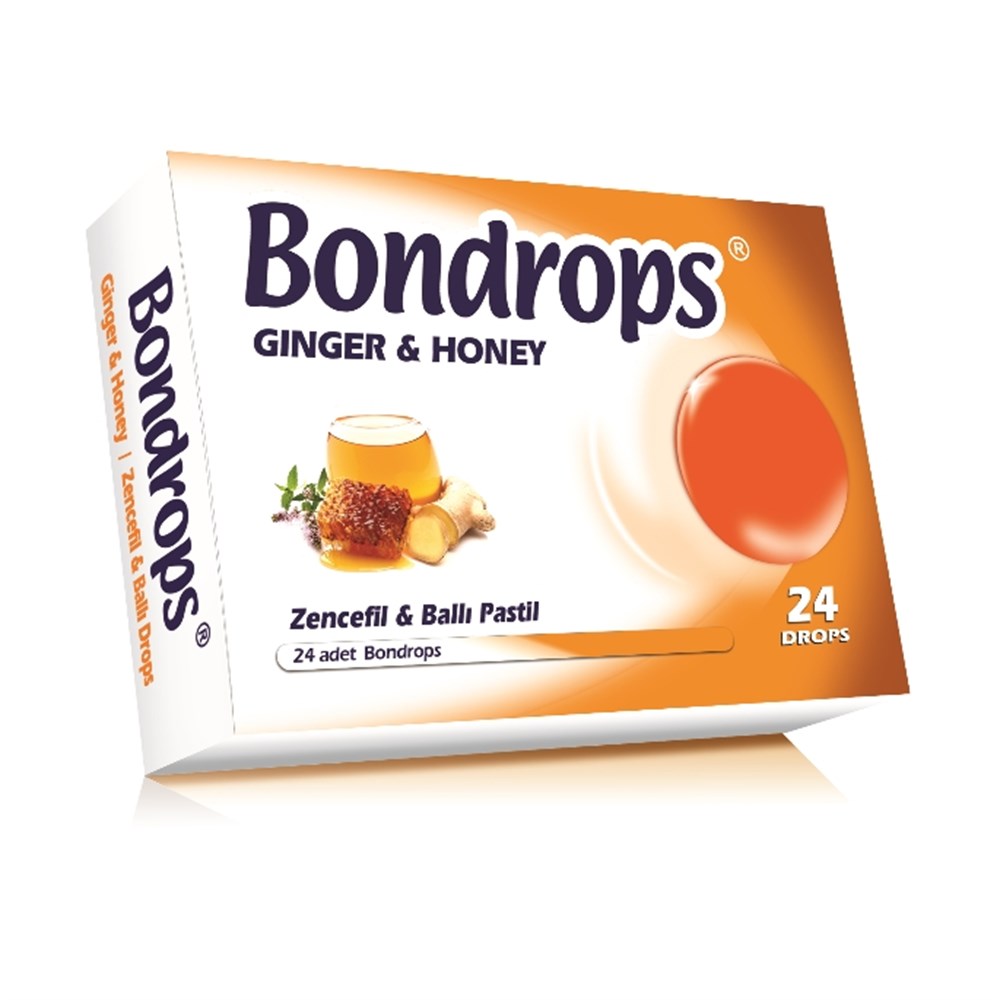 BONDROPS PASTİL ZENCEFİL&BALLI 24'LÜ
