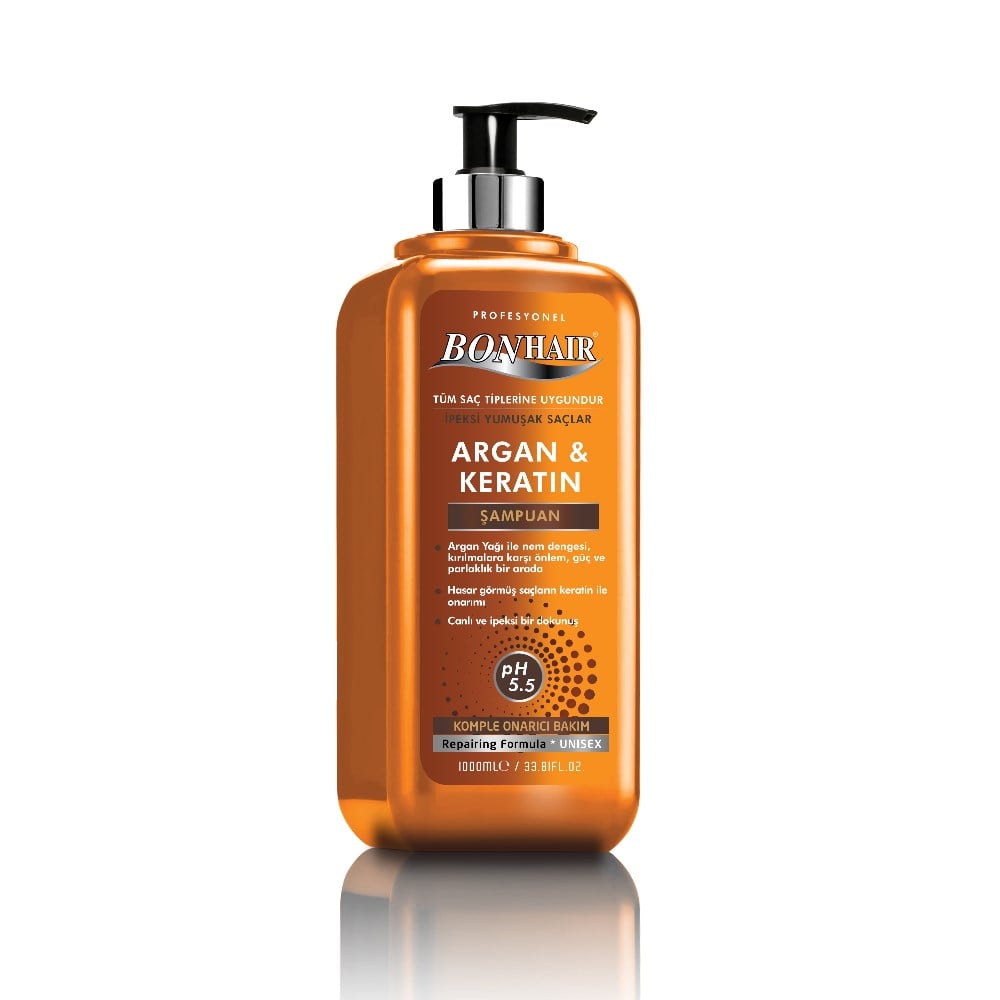 BONHAIR ŞAMPUAN ARGAN+KERATİN 1000 ML