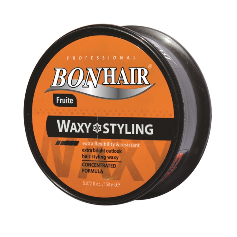 BONHAIR WAXY 150 ML STYLING FRUIT ( 48 )  (BLACK SERIES)