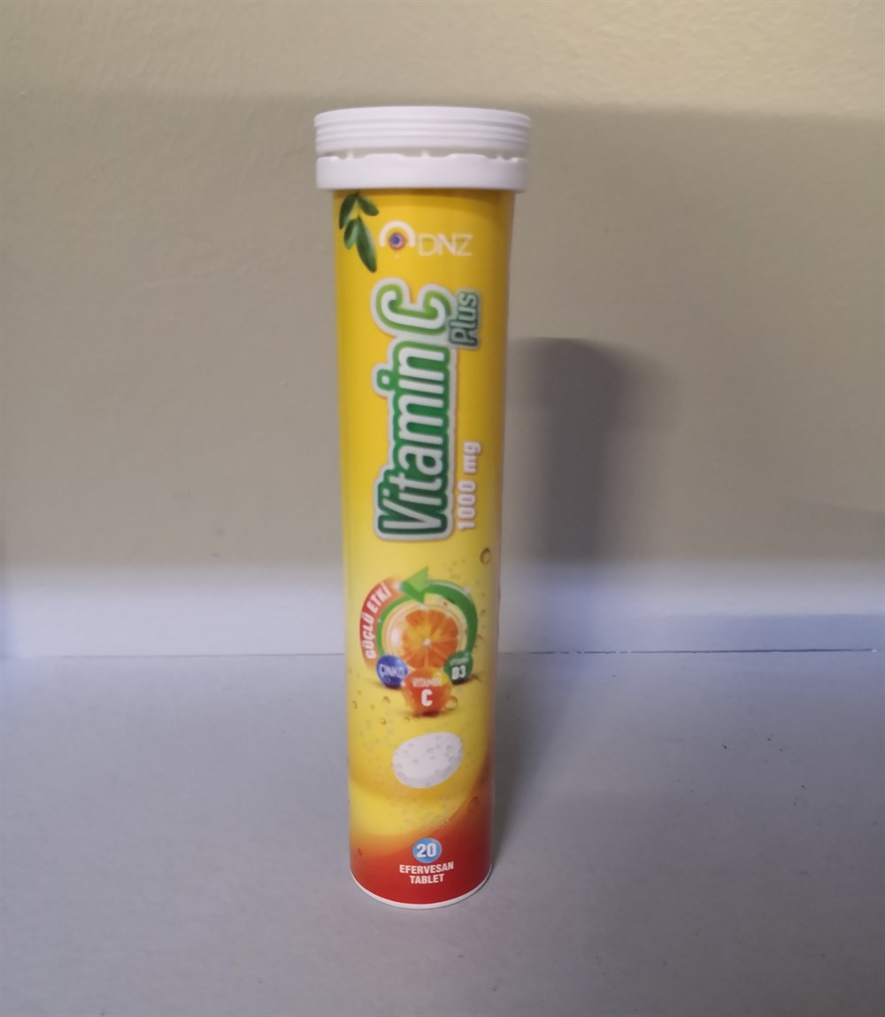 DNZ VİTAMİN C PLUS 1000 GR. 20 EFERVESAN TABLET