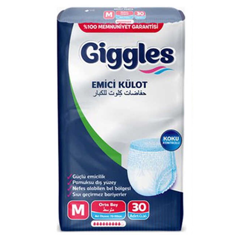 EMİCİ KÜLOT GİGGLES EKO MEDIUM 30'LU