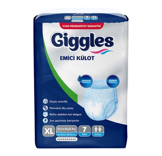EMİCİ KÜLOT GİGGLES EKSTRA LARGE 7'Lİ  ( 8 ) ( 5592 )
