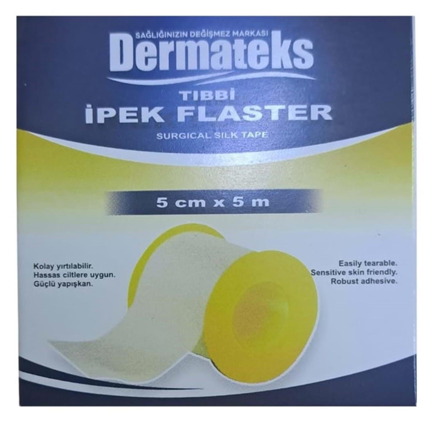 FLASTER DERMATEKS İPEK 5 CM X 5 M