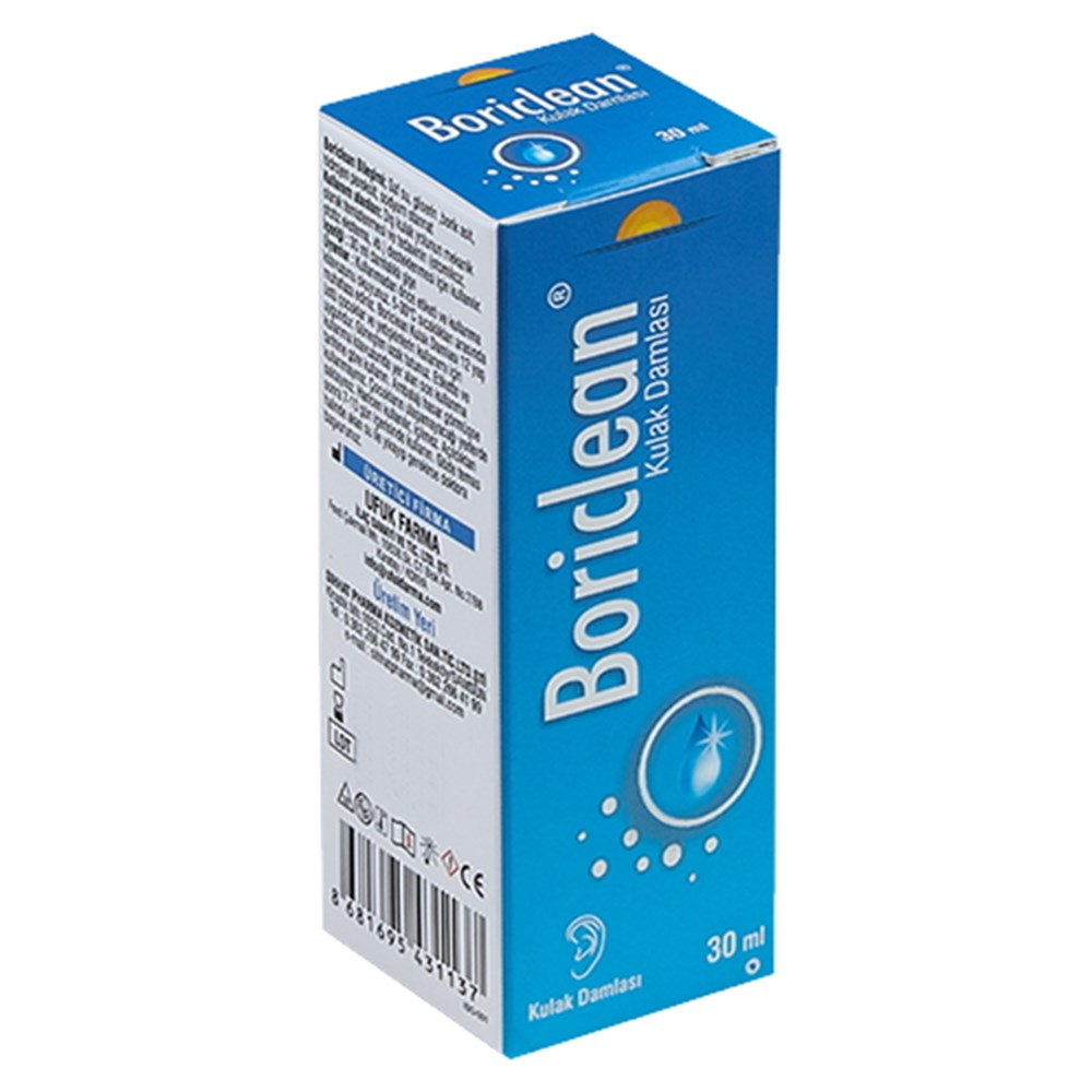 GT BORİCLEAN KULAK DAMLASI 30 ML.