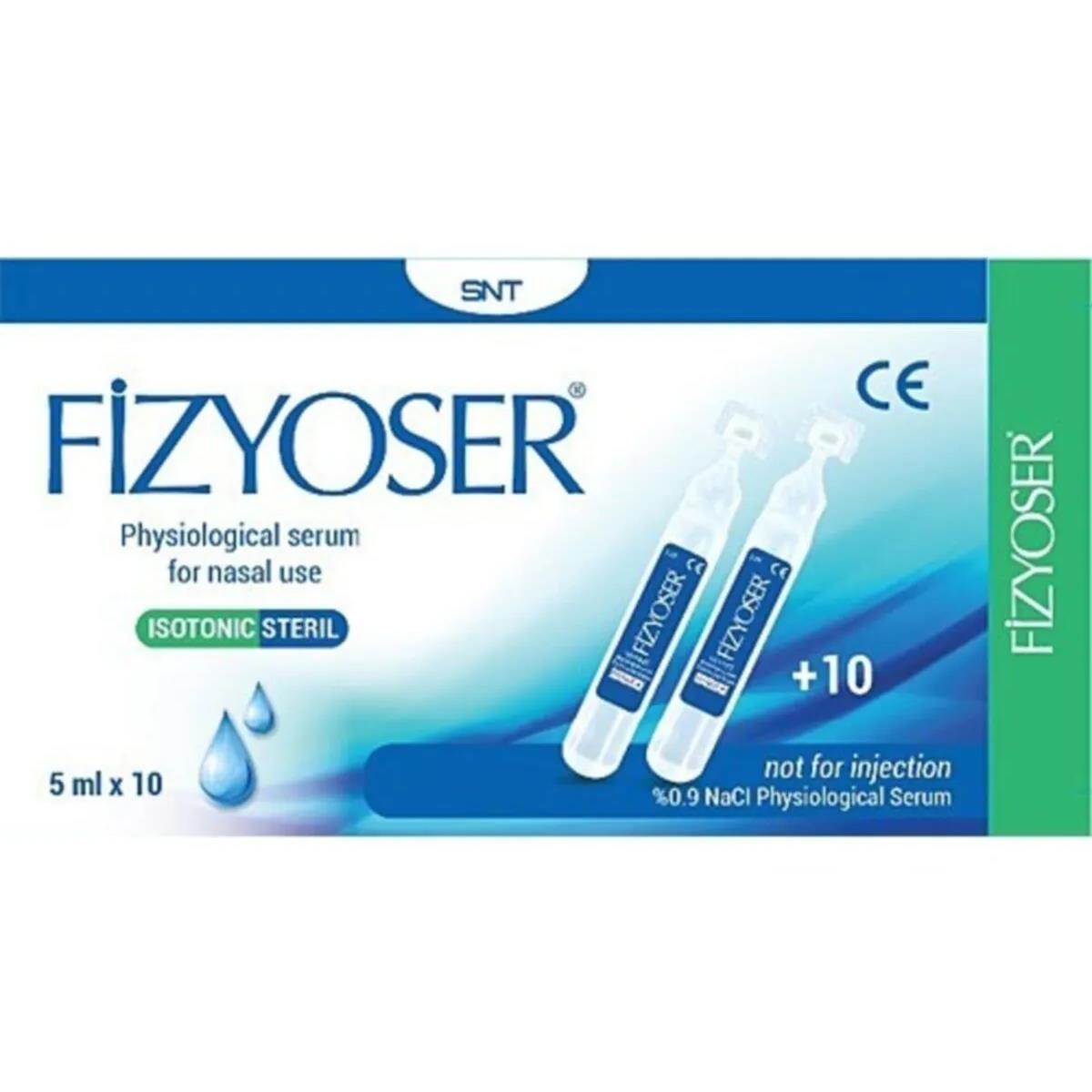 GT FİZYOSER SERUM FİZYOLOJİK 5 ML X 10 FLAKON